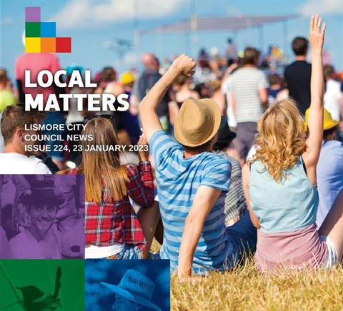 A cover of the Local Matters publication.