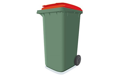 red bin