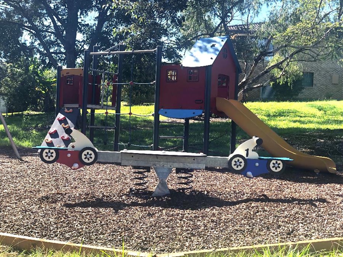The playground at Sunrise Park.