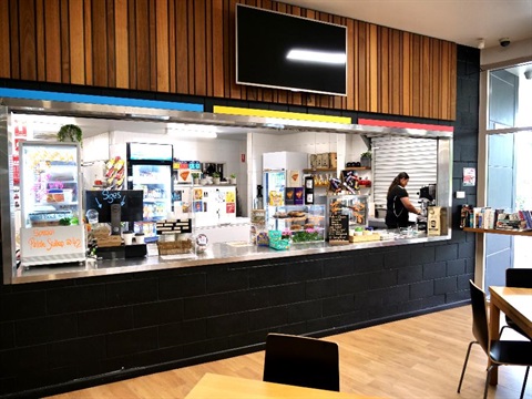 The Blue Oasis Cafe at GSAC.