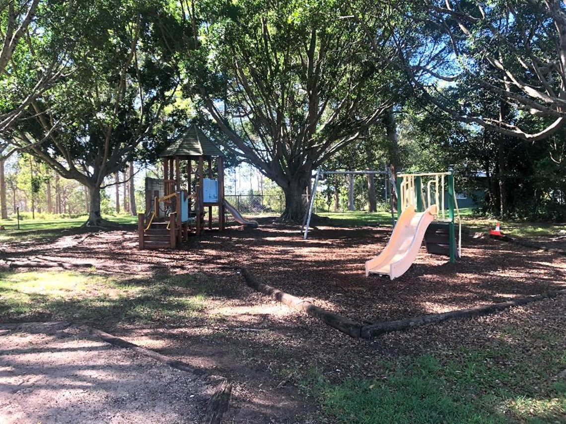 The playground at Spinaze Park.