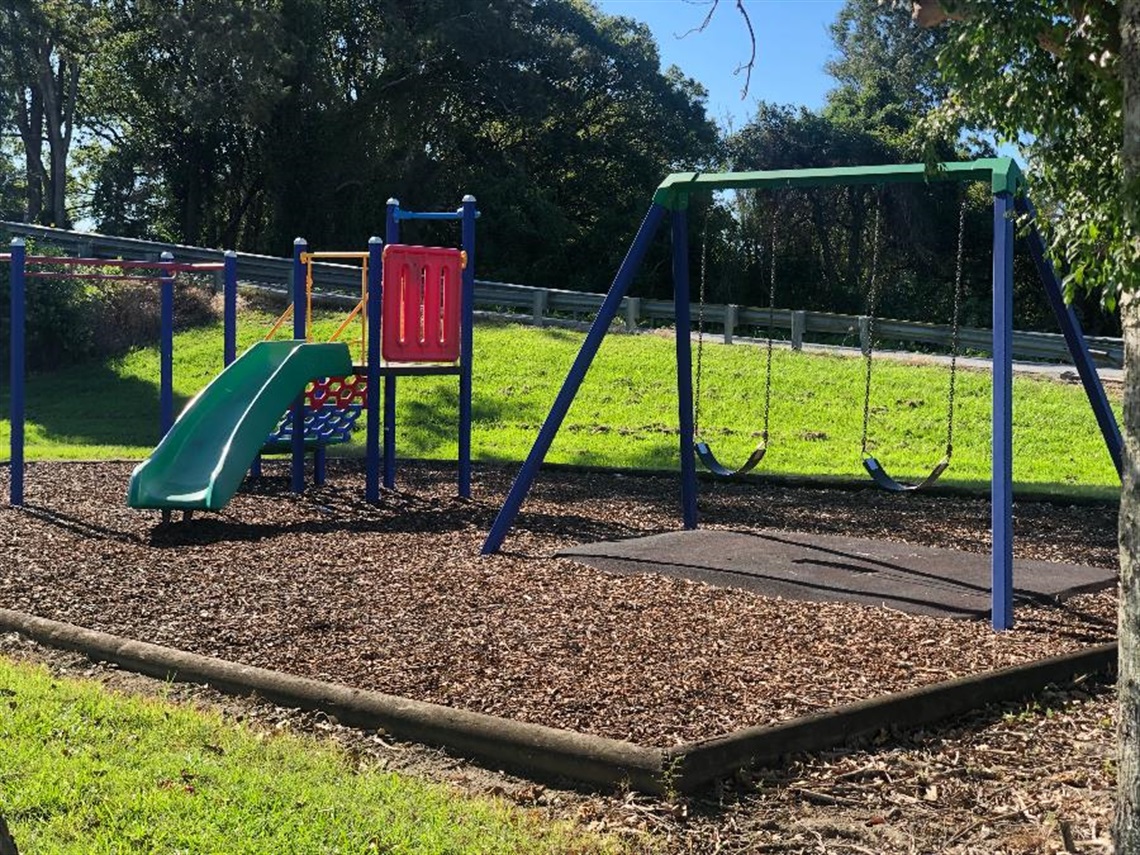 The playground at Wyrallah Park.