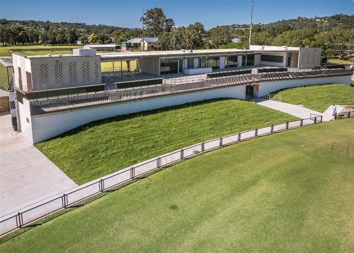 The Adam Gilchrist Pavilion Lismore.