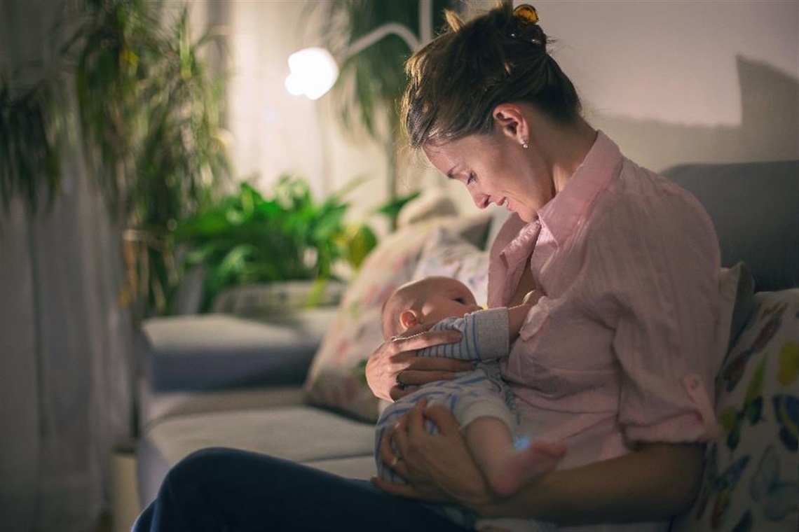 Mother Breastfeeding her baby