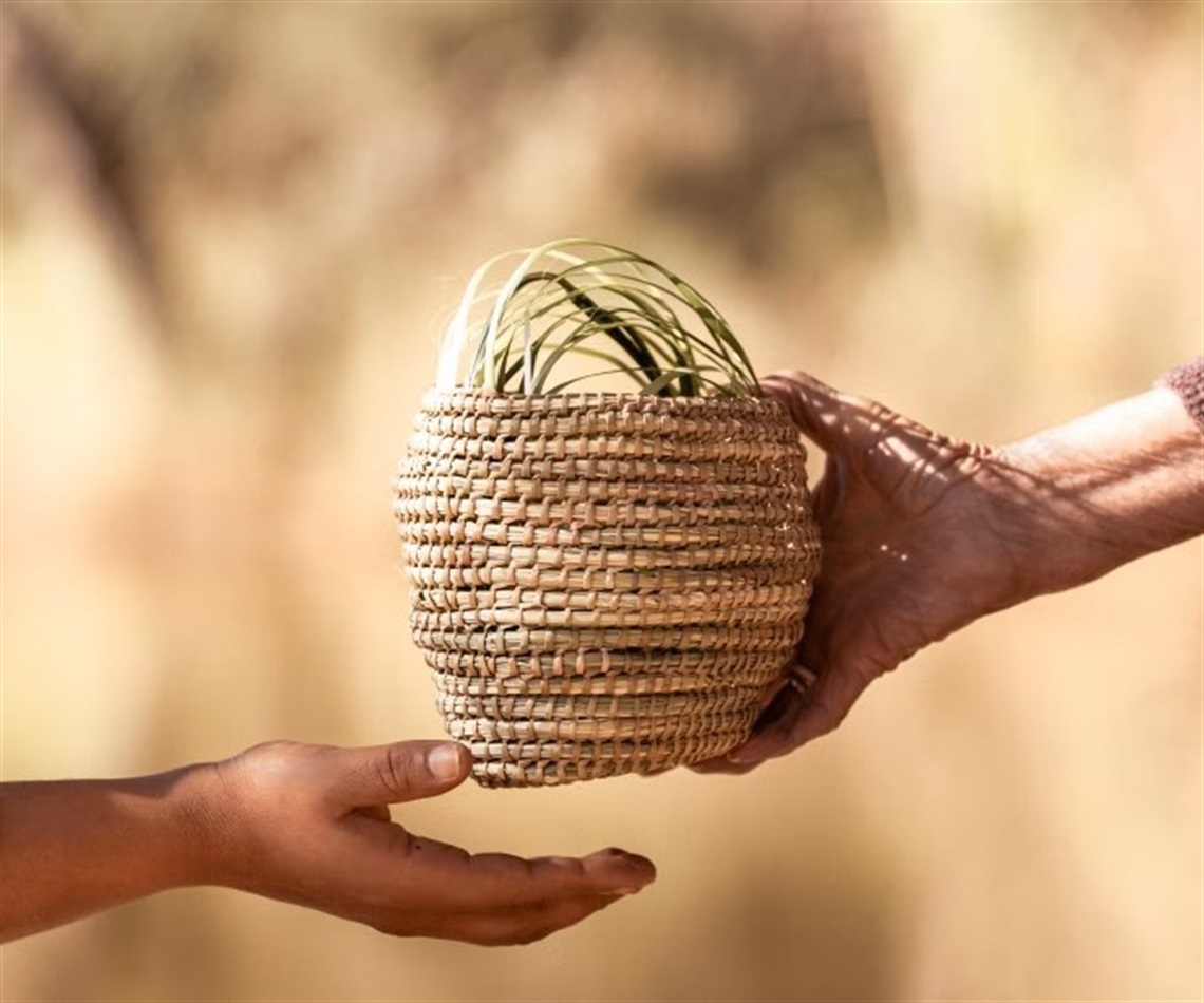Image from Bulaan Buruugaa Ngali …we weave together publication by Arts Northern Rivers. Photo Kate Holmes.