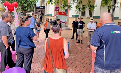 Community walkshop in the CBD