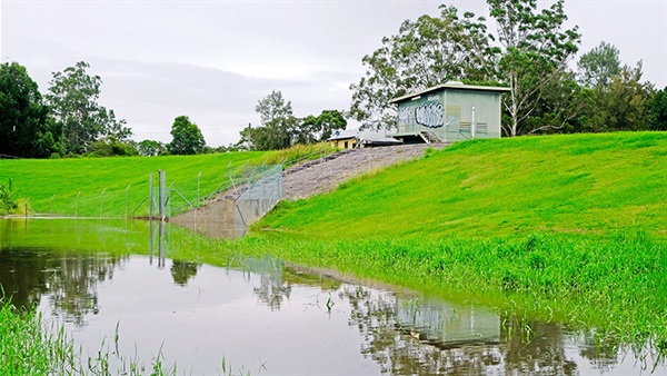 Gasworks Creek Pump Station inlet