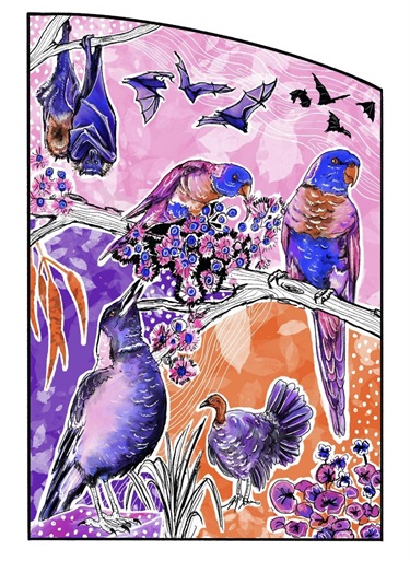 Birds and Bats by Morgan Beresford