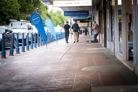 Street footpath
