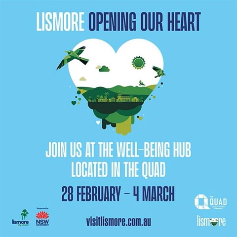 Lismore Opening Our Heart logo.