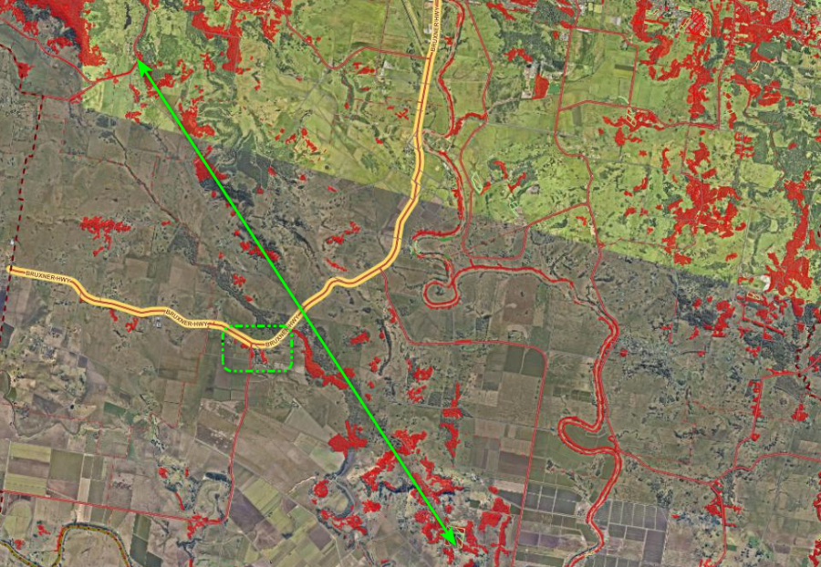 The koala movement corridor.