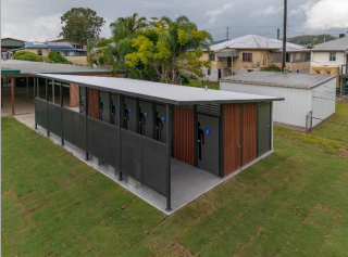 the new toilet block