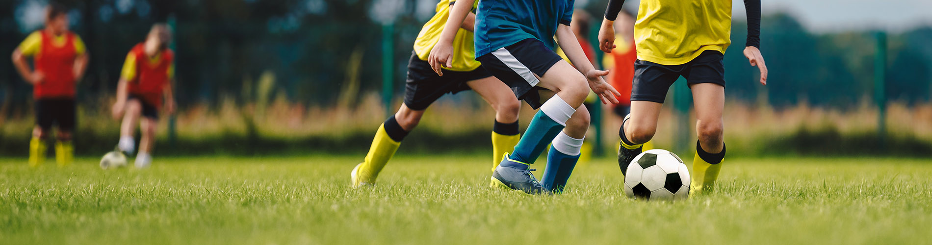 kids playing soccer