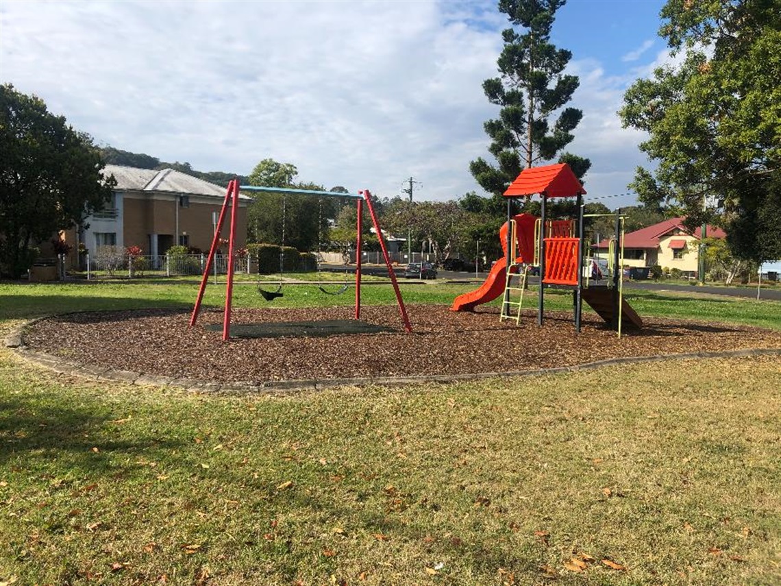 The playground at Dalziell Park.