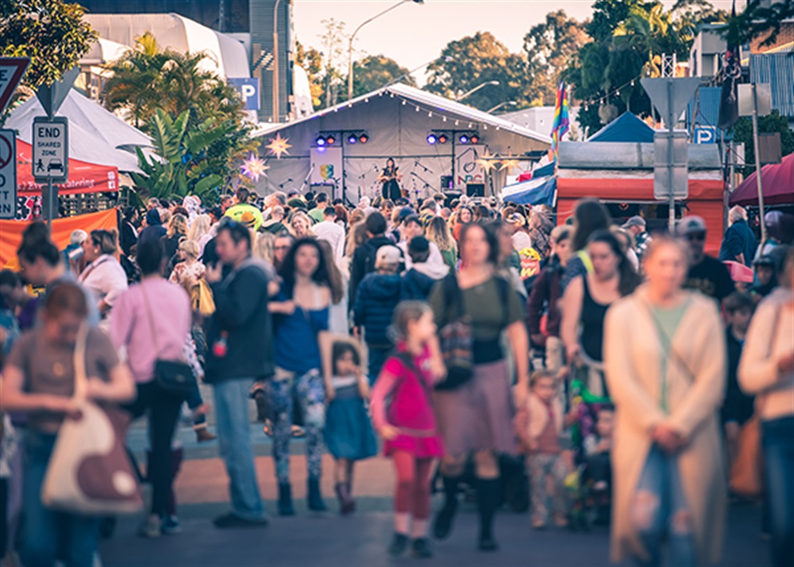 Photo of a crowd