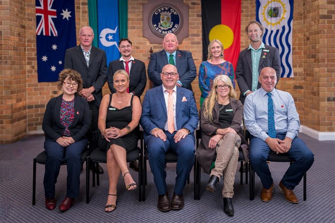 Group picture of councillors 