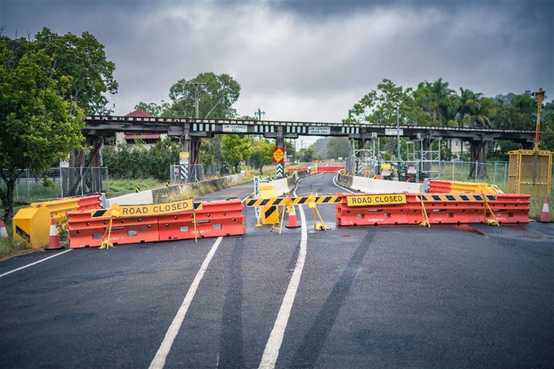 Terania St bridge closed to traffic